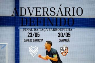 Vélez enfrenta a ACBF na grande final da Taça Farroupilha Metroserra