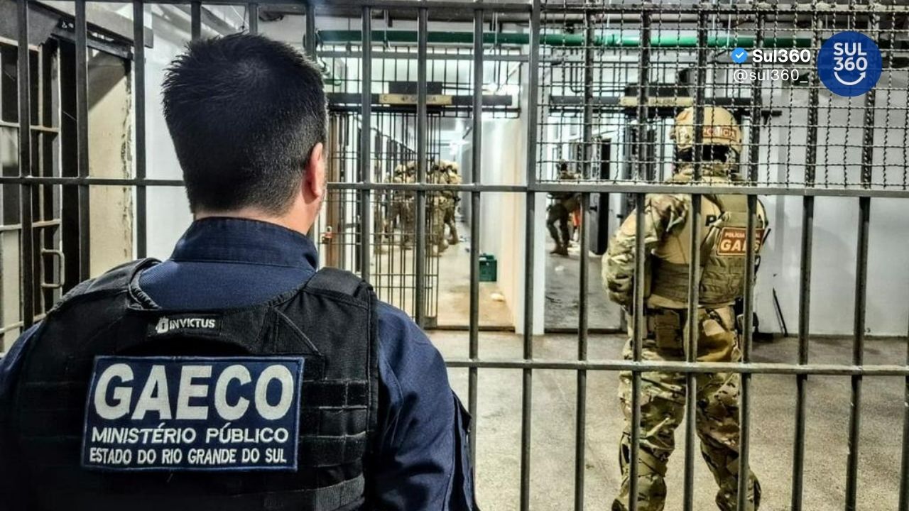 Operação do GAECO mira comunicação de facções na Penitenciária de Alta Segurança de Charqueadas