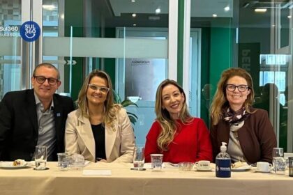 Lideranças da ACIC Camaquã participam de reunião da Federasul nesta quarta-feira