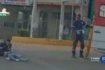 Colisão deixa mulher ferida em rótula do Centro de Camaquã