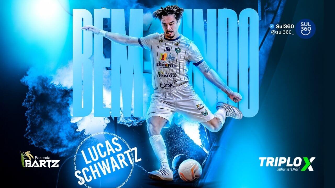 Lucas Schwartz é o novo reforço do Vélez Camaquã para a temporada 2026