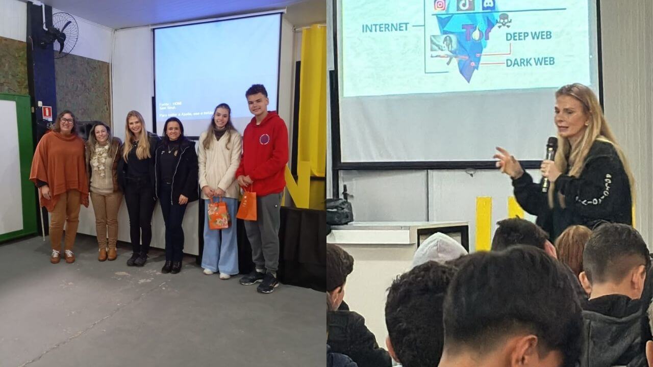 Programa Libertar realiza palestra para 160 crianças e adolescentes em Camaquã