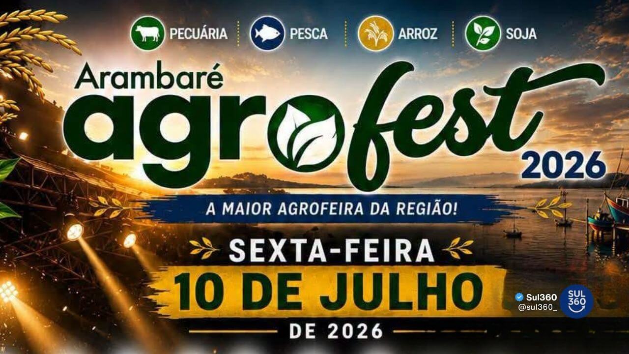 Agrofest 2026 terá dois dias de shows e programação intensa em Arambaré