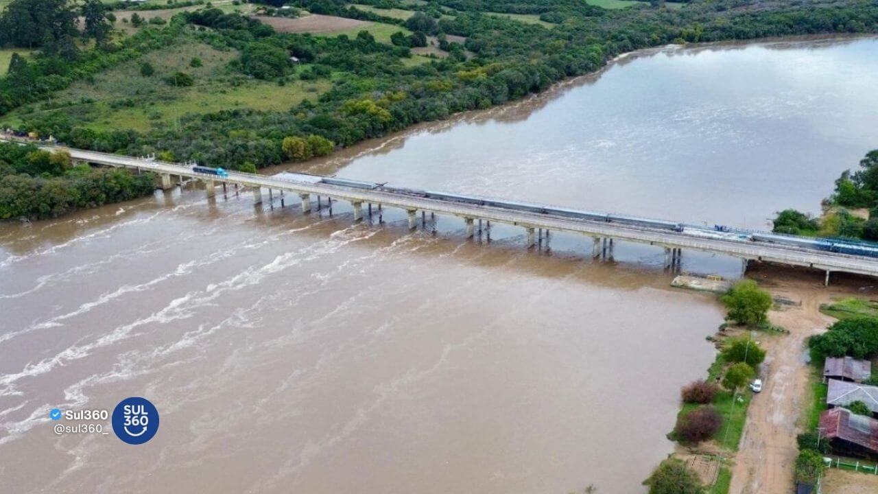 nível do Rio Camaquã segue em elevação