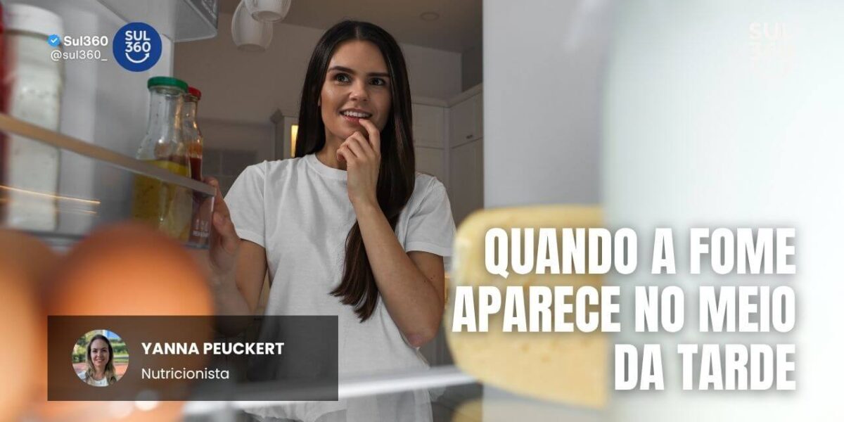 Quando a fome aparece no meio da tarde