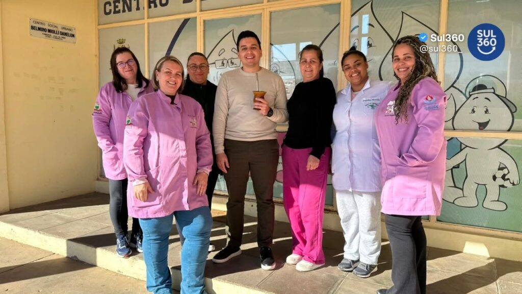 equipe da secretaria de Saúde de Camaquã