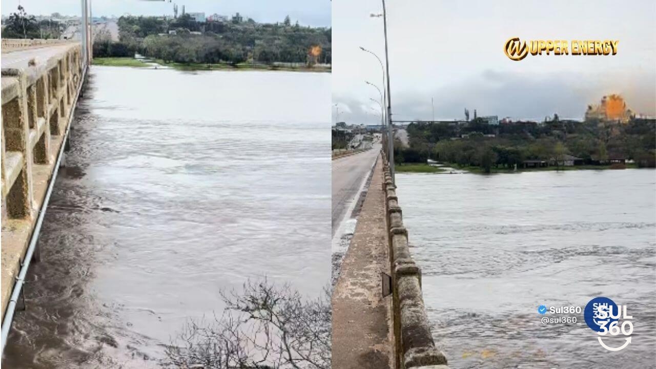 Defesa Civil alerta para risco de inundação em Cristal com elevação do rio Camaquã