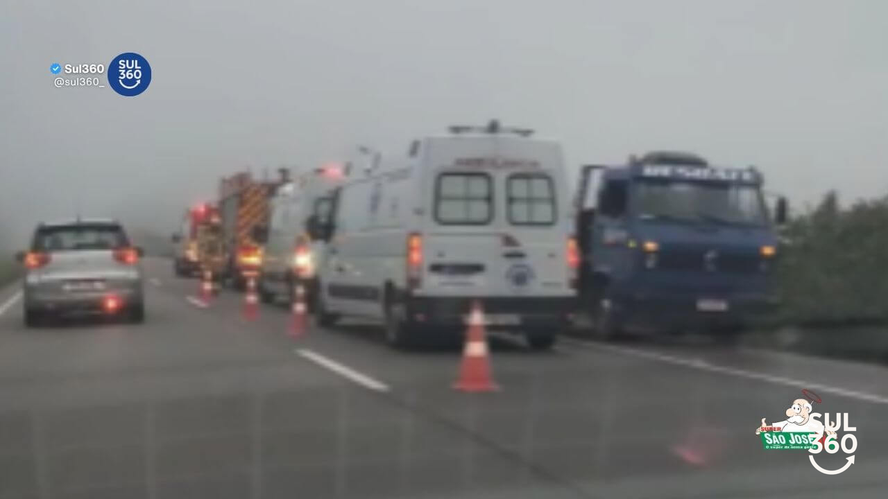 Quatro veículos se envolvem em acidente com ferido na BR-116