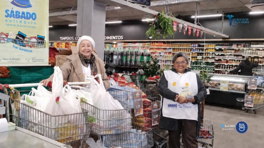 Supermercados de Camaquã recebem mais uma edição do sábado solidário