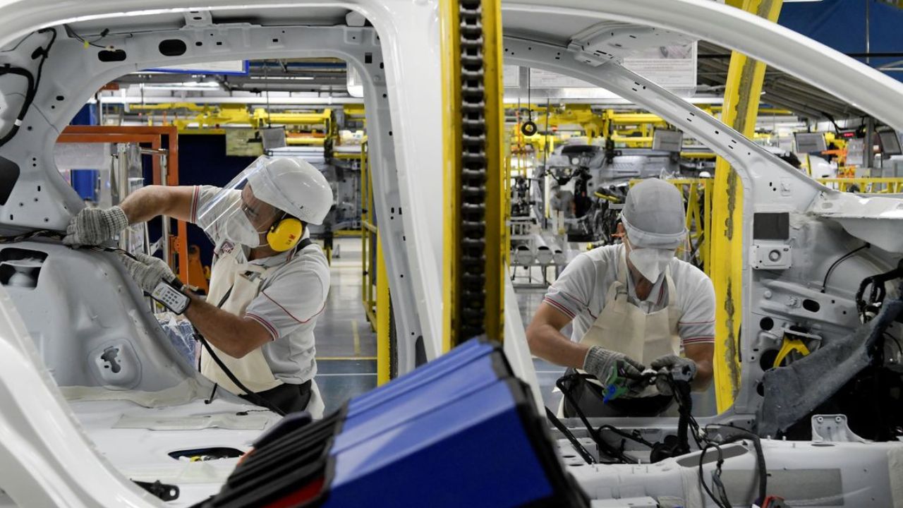 produção de carros
